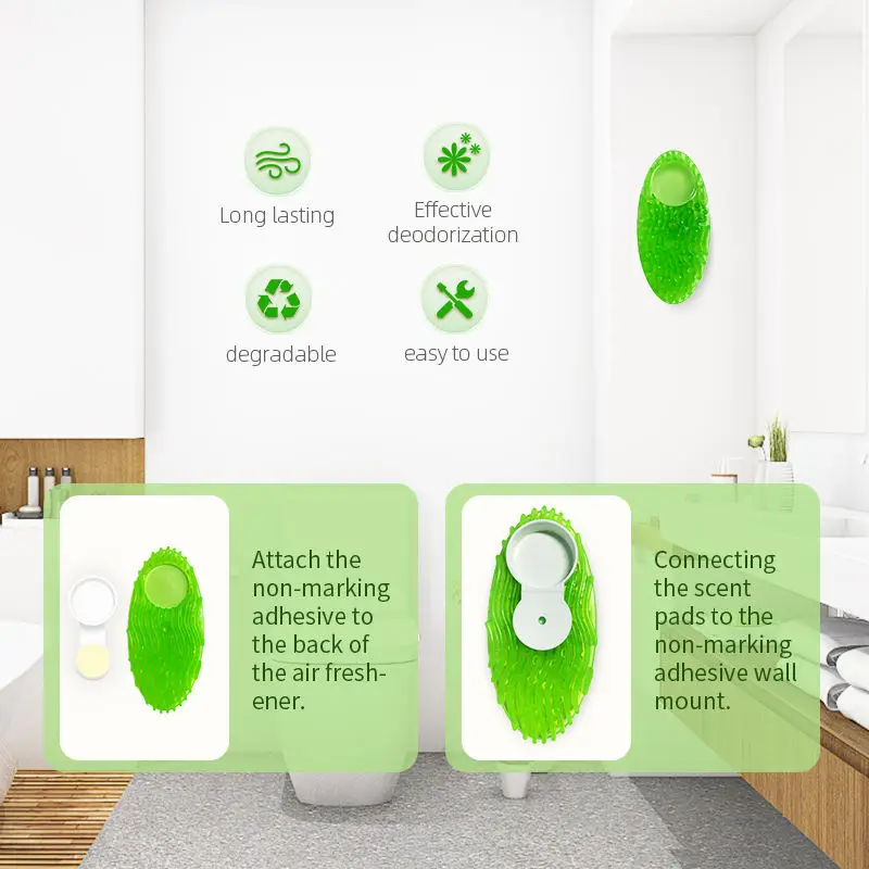 6 قطعة العطر الجديد معطّر الهواء رائحة تذكير الحصير الجدار الشنق مبولة شاشة مزيل الروائح الحصير مكتب مصعد المرحاض