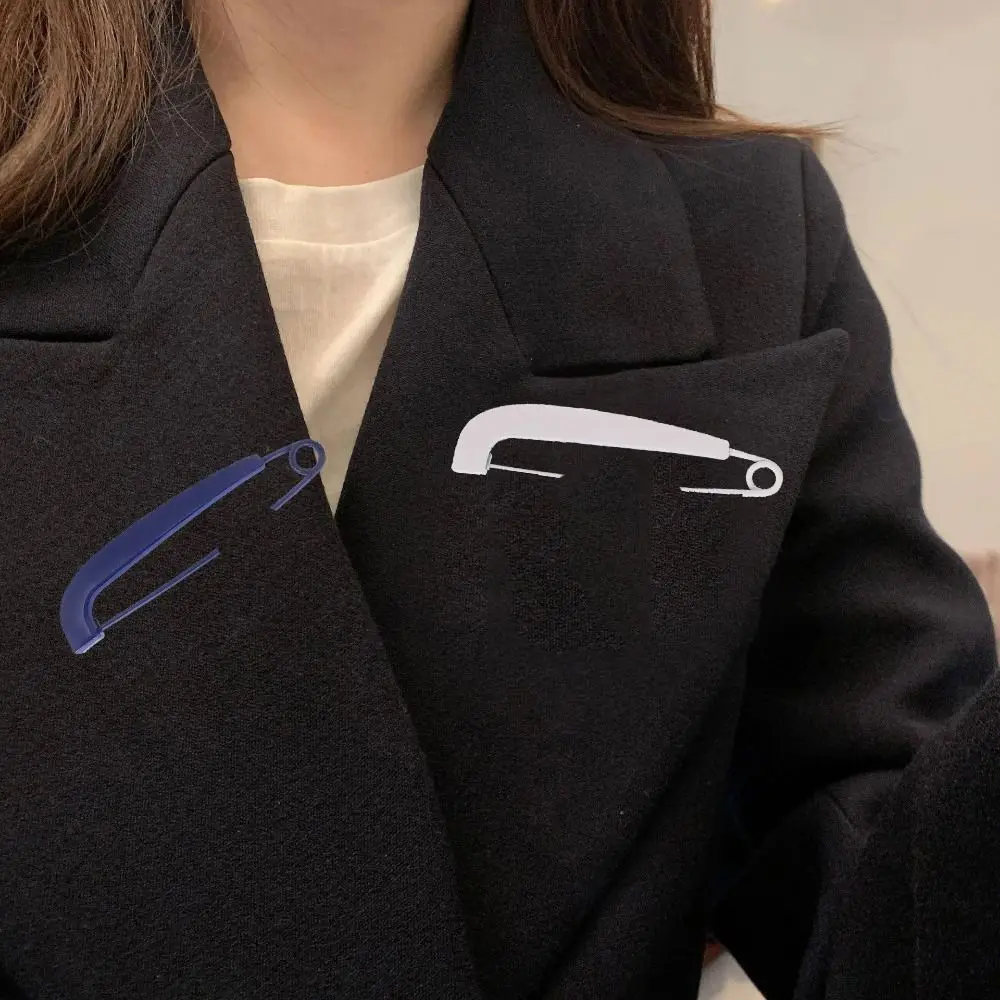 Waist Buckle Fluorescent Pin Silk Scarf Buckle Clothing Accessories Corsage Brooch Colorful Korean Style Sweater Pants Pin Women