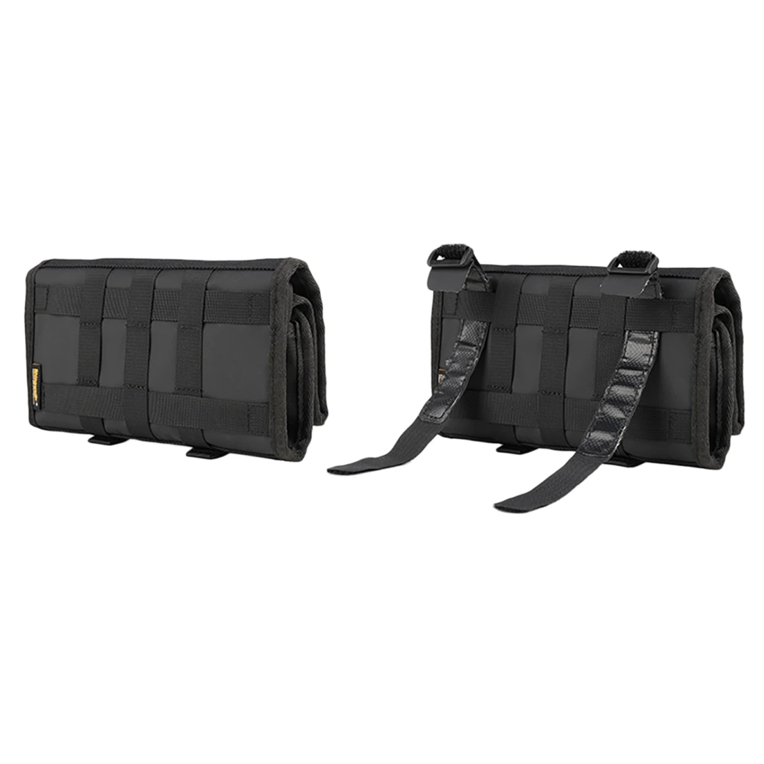 

ABHX-Rhinowalk Motorcycle Tool Roll Bag Portable Motor Saddlebags Side Tool Storage Bag Pouch Outdoor Travel Repair Working Tool