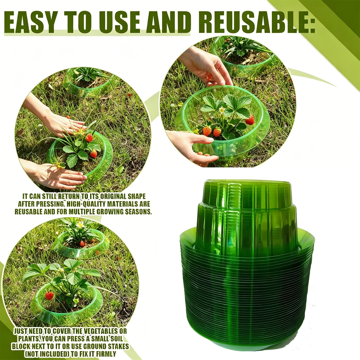 Agriculture Accessories Garden and Vegetable Products Snail Fence Gardening Supplies Cover Plants Patch Snails Defense