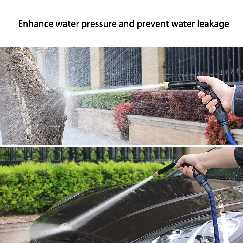 Portable High-Pressure Water Gun Car Wash Machine Garden Hose Nozzle Sprinkler for Cleaning And Watering
