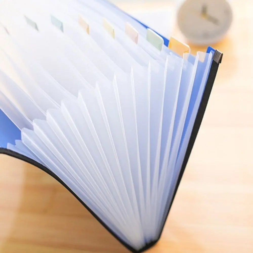 Valigette per fisarmonica A4 con 13 tasche Borsa per documenti espandibile Cartella di carta Portafoglio per documenti Organizzatore di documenti