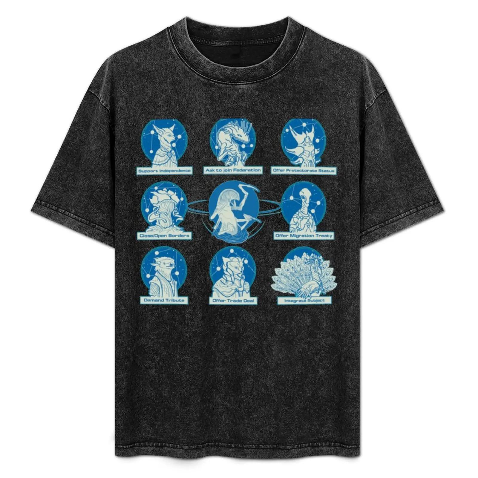

Stellaris Leviathan and other species. T-Shirt Holiday Lightweight T-Shirt