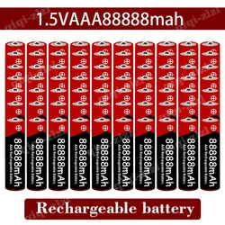 88888 MAh High Capacity AAA Grade Rechargeable Battery, Original 1.5V, Suitable for LED Lights, Toys, MP3, and Other Devices