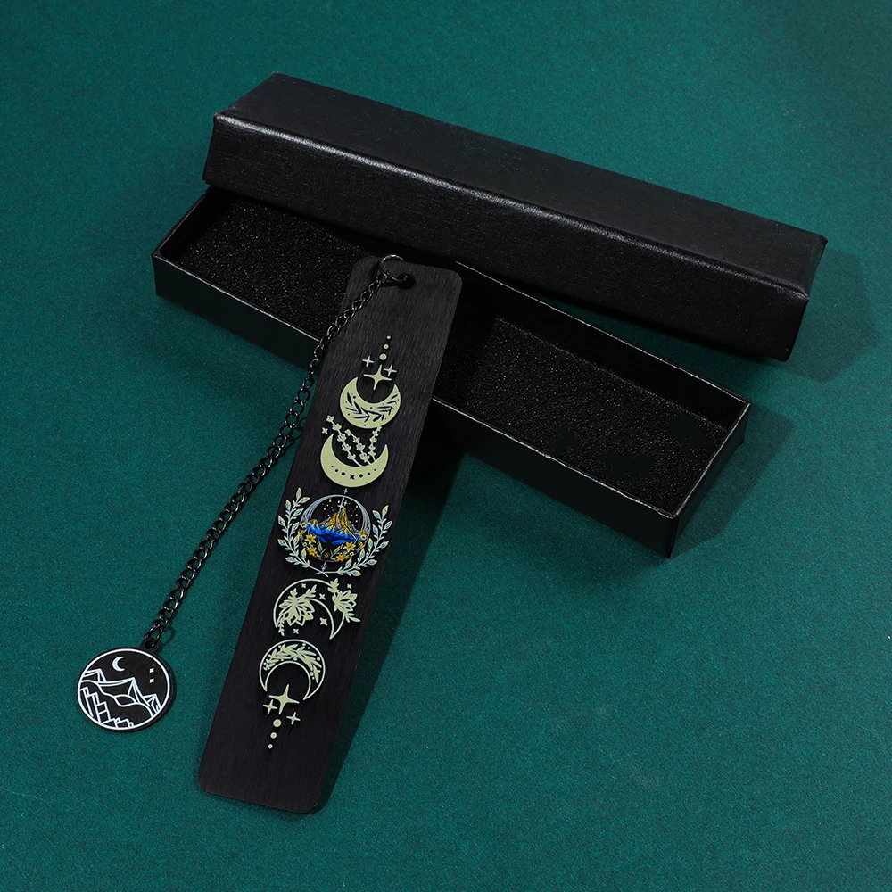 إشارة مرجعية معدنية مستوحاة من ACOTAR للمحكمة الليلية Fae Romance Feysand هدية لمحبي الكتب ملحقات الكتب هدايا المعلم مستلزمات القراءة #3