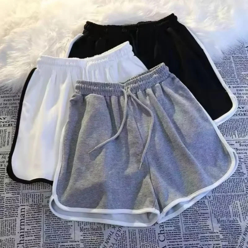 Sports Shorts Women Casual Fitness Shorts Cycling Running Wearing Causal Thin Anti-Walking Gym Yoga Hot Pants Bottoms Mujer