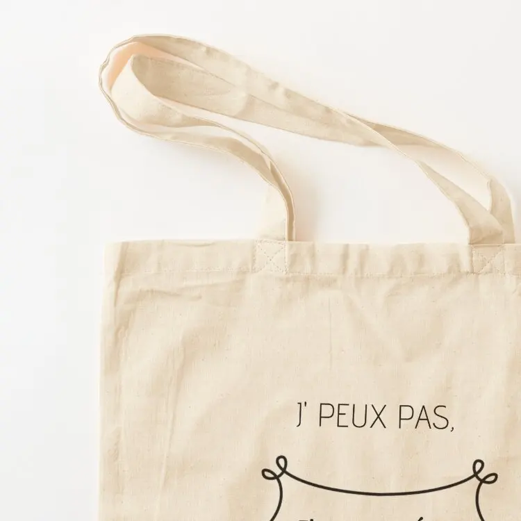 لا أستطيع، لقد ممارسةها!!!! حقيبة حمل حقيبة قماش للنساء حقيبة حمل نسائية حقائب قماش جمالية