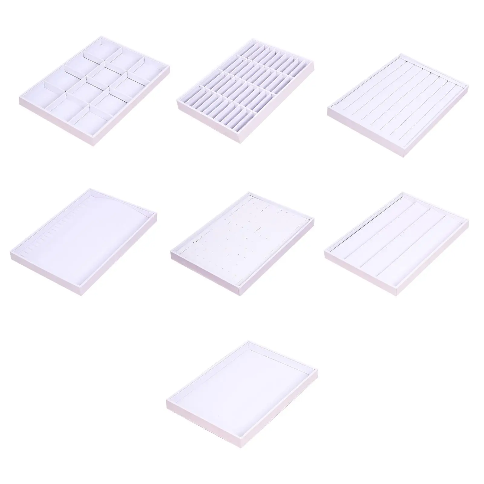 

Jewelry Tray Jewelry Dish Drawer Inserts Container Jewelry Storage Tray for Jewelry Show Dresser Selling Vendors Countertop