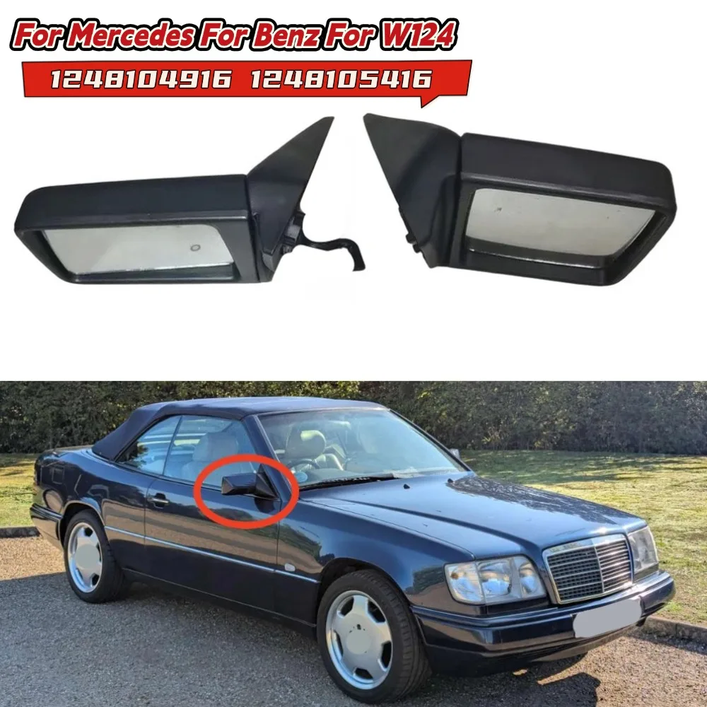 1248104916 Side View Mirror Assembly For Mercedes For Benz For W124 1985–1996 1248105416 Replacement Car Exterior Parts