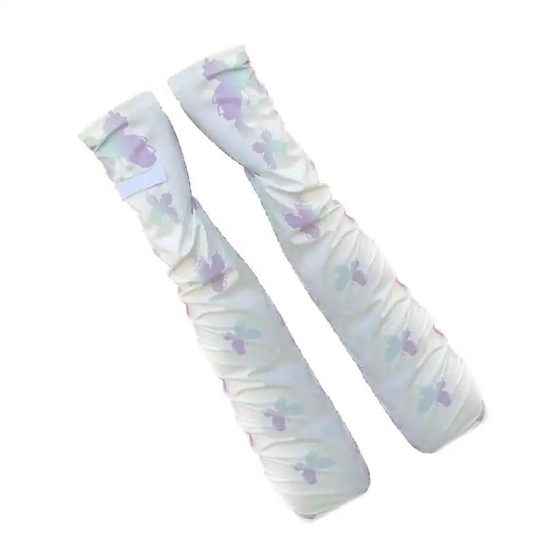 652F Cooling Arm Covers For Women Sun In Hot Weather Arm Sleeves