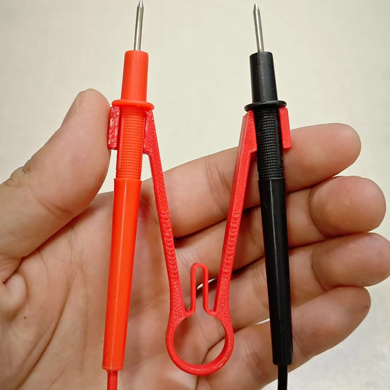 3D-printed multimeter probe holder, 8mm/10mm electrician's pen holder, single-handed multimeter auxiliary tool