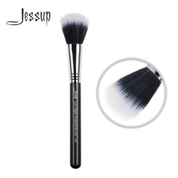 Jessup Blush Brush makeup Synthetic Large Angled Contour Powder Blusher Brush For Pro Blending Finish Natural-look on Cheeks