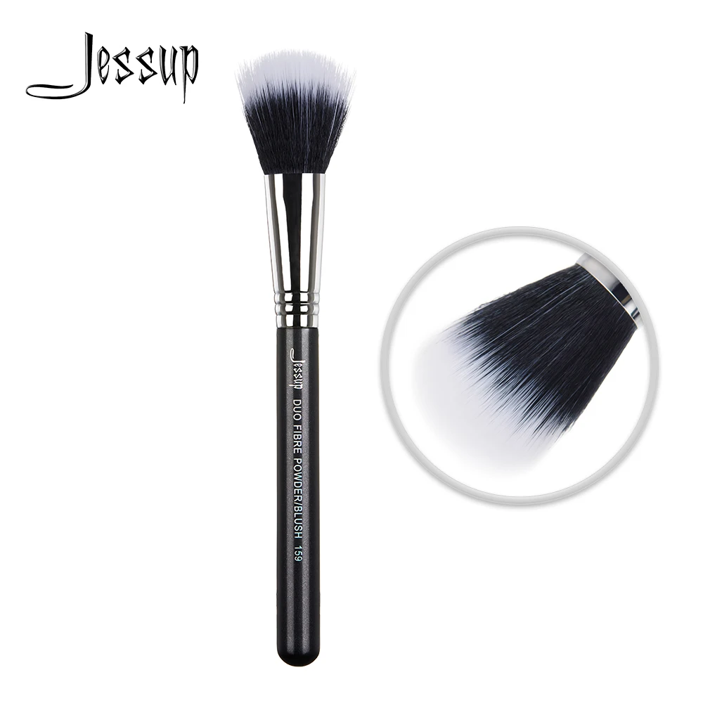 Jessup Blush Brush makeup Synthetic Large Angled Contour Powder Blusher Brush For Pro Blending Finish Natural-look on Cheeks