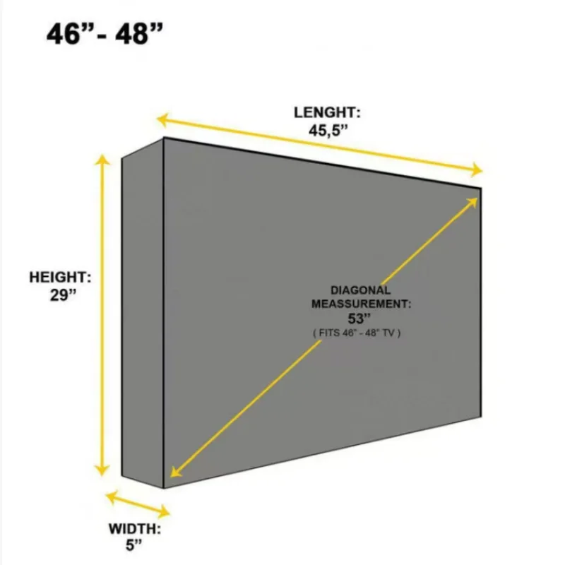 سعر المصنع غطاء تلفزيون أكسفورد غطاء الأثاث الخارجي