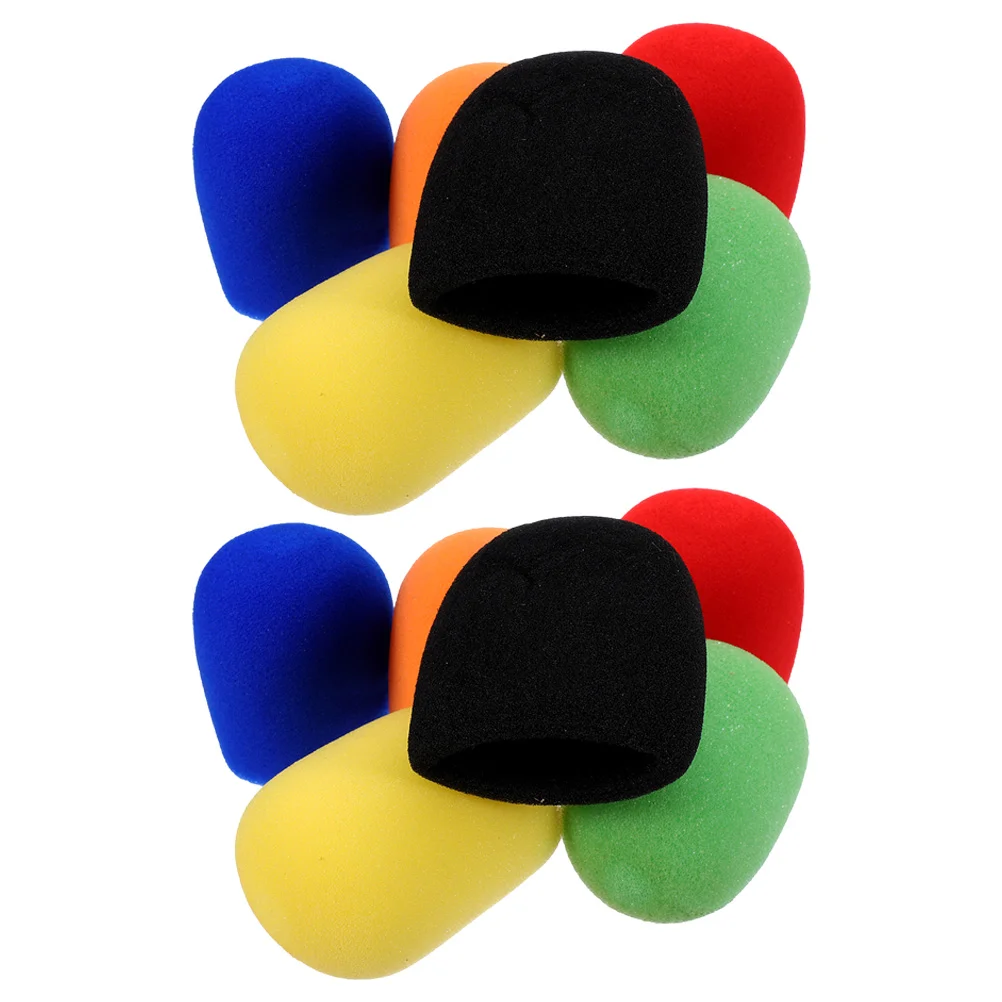 

18pcs Microphone Covers Stage Mic Protective Covers Microphone Windscreen Sponge Covers