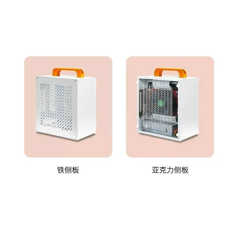 A39 Compact ITX Chassis Ultra Small Portable Mini Computer Host Box 1U Power Supply K39
