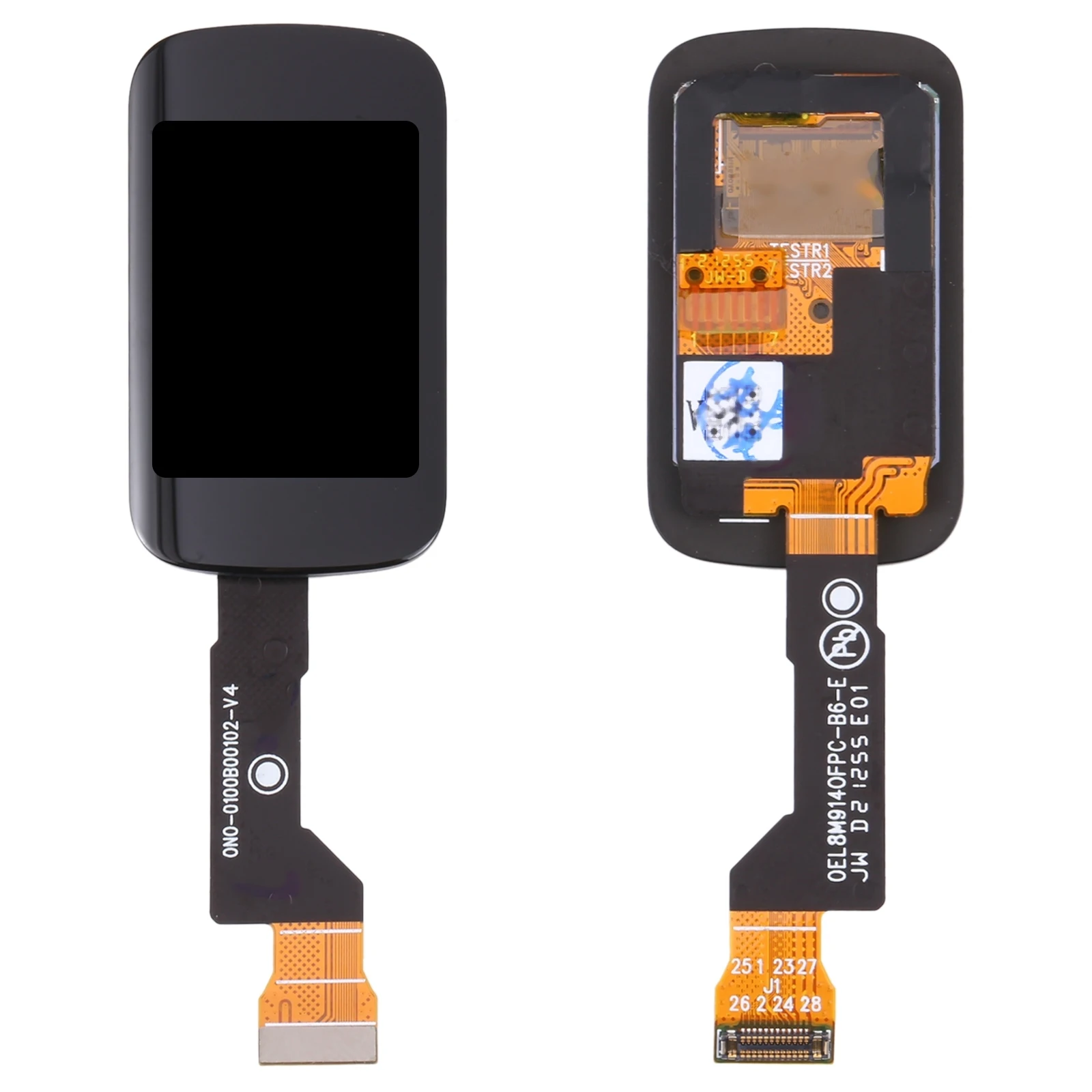 LCD-scherm voor Fitbit Charge 5 Digitizer Volledige montage Horlogedisplay Reparatie reserveonderdeel