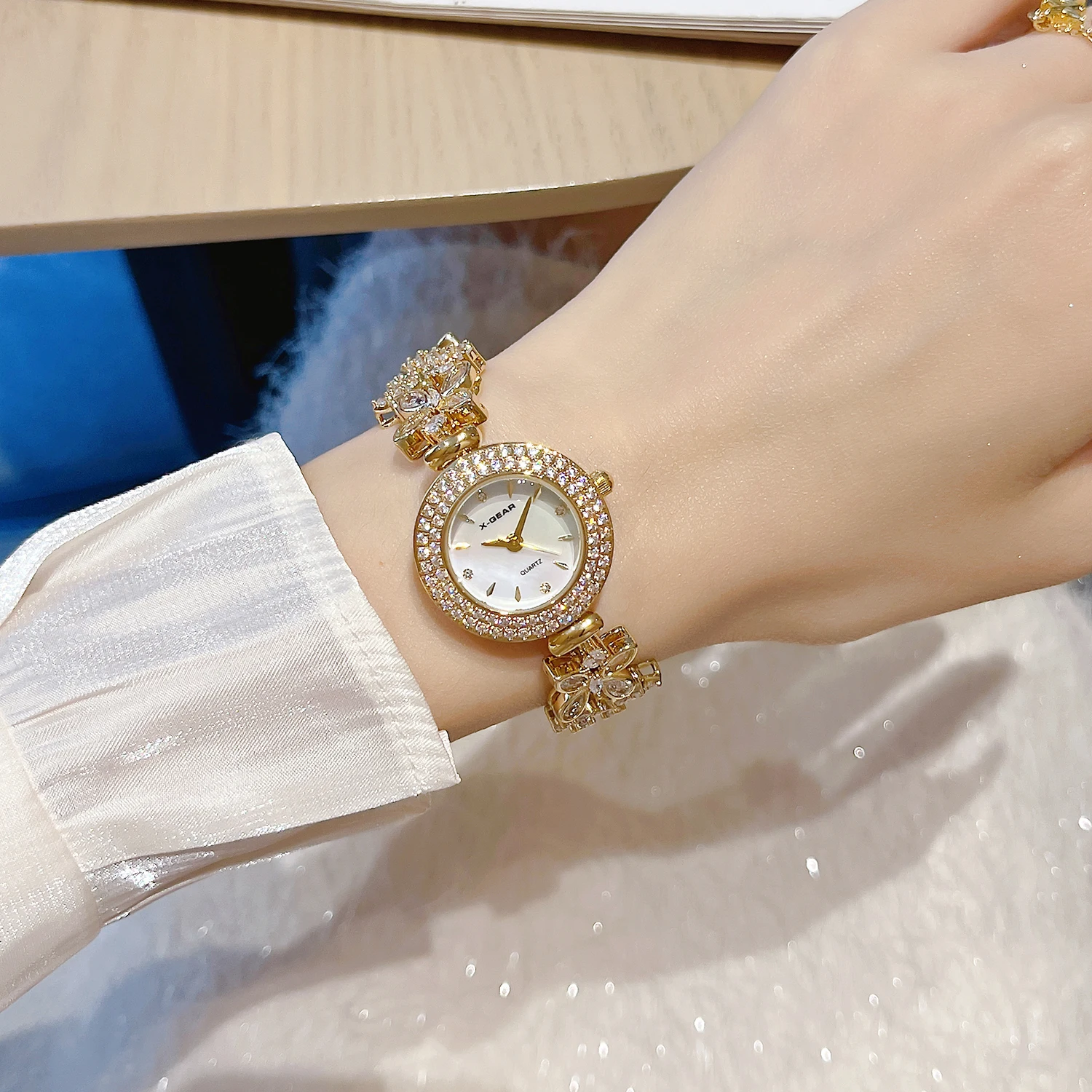 ساعة أزياء ماسية للأطفال - ساعة يد كوارتز مقاومة للماء للفتيات، هدية مثالية