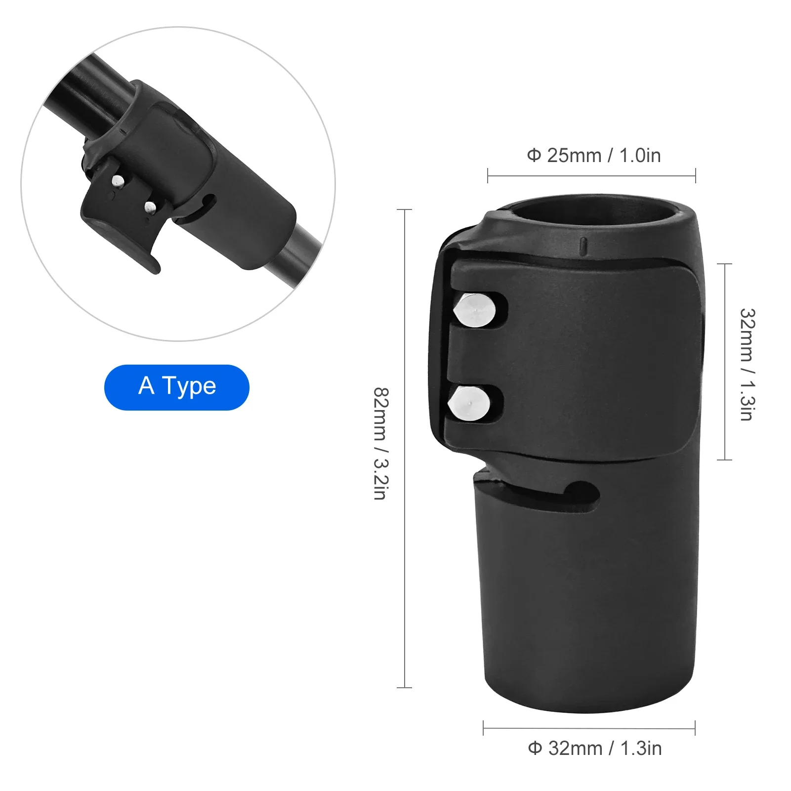 SUPS Paddle Clamp Quick Release Adjuster - Shaft Clamp