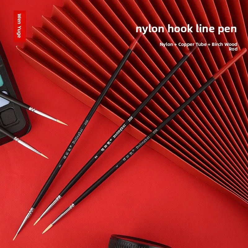 Nylon liner brush, face painting brush, model painting brush, watercolor brush set, gouache brush, art tools