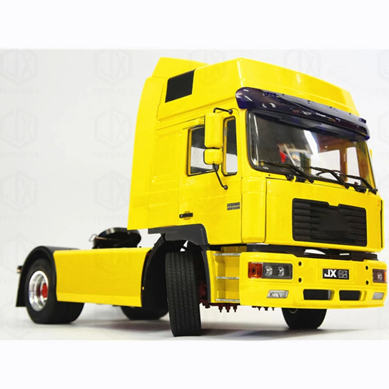 Metal Door Opening 4 × 2 Remote Control Truck KIT Assembly Parts for 1/14 RC Truck for JXmodel for MAN F2000 Trailer Model