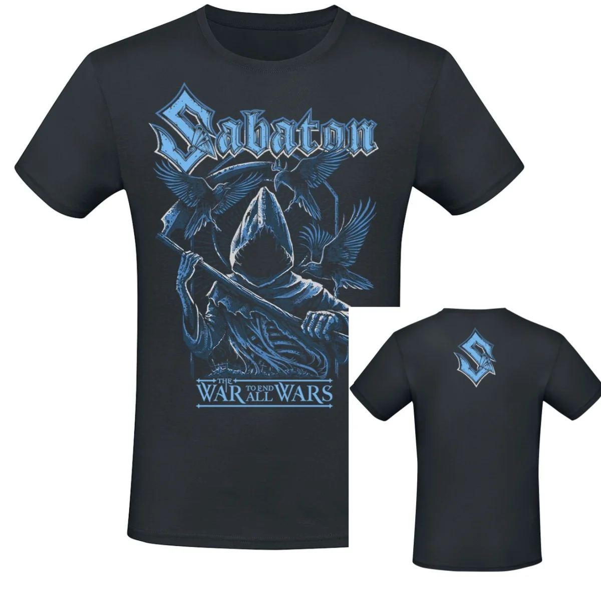 Logo Sabaton T-Shirt Herren Damen Vintage Metal Rock Band Grafik-T-Shirt Baumwolle Sommer Streetwear Top – Detail 6