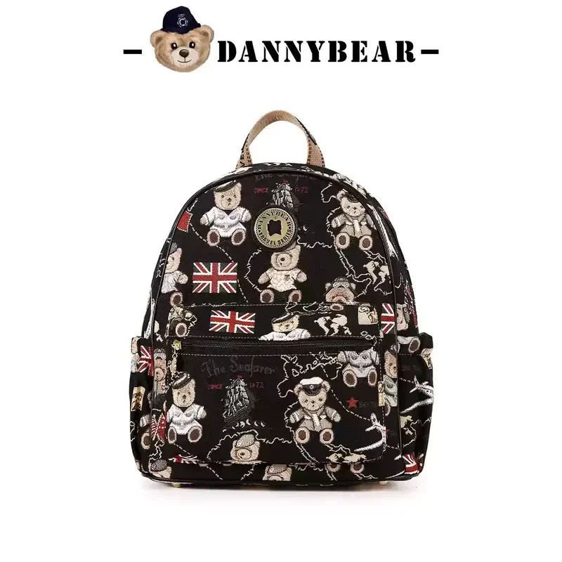 Catoon Little Bear Travel Backpacks Casual Shoulder Bags Men  Women Joker Schoolbags Take A Holiday Shoulder Bags Christmas Gift