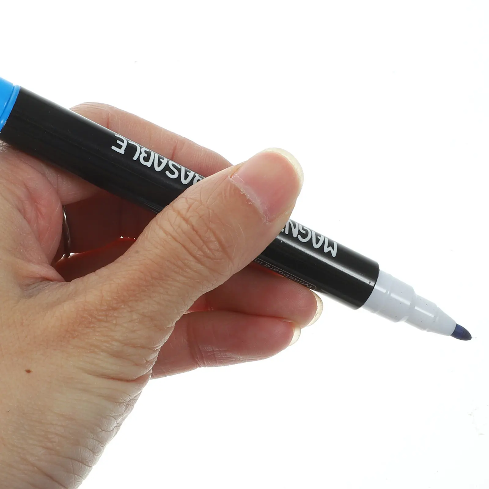 

12Pcs Dry Erase Markers Fine Tip Magnetic Whiteboard Pens Reusable Smudge Free Fast Drying for Office School Home Classroom