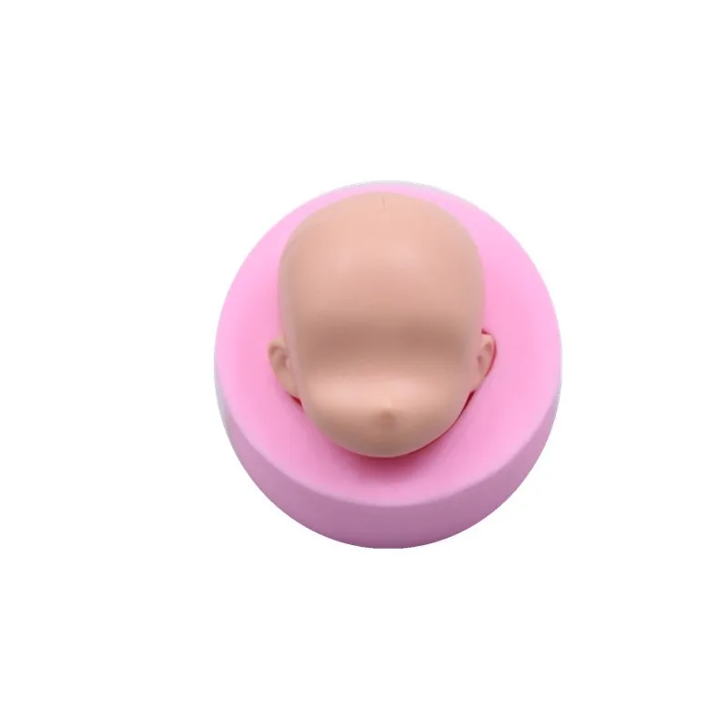 Clay Plasticine mold Proportionally 2.5 Cute face mold ultra light clay soft ceramic fondant face mold bjd silicone SD doll face