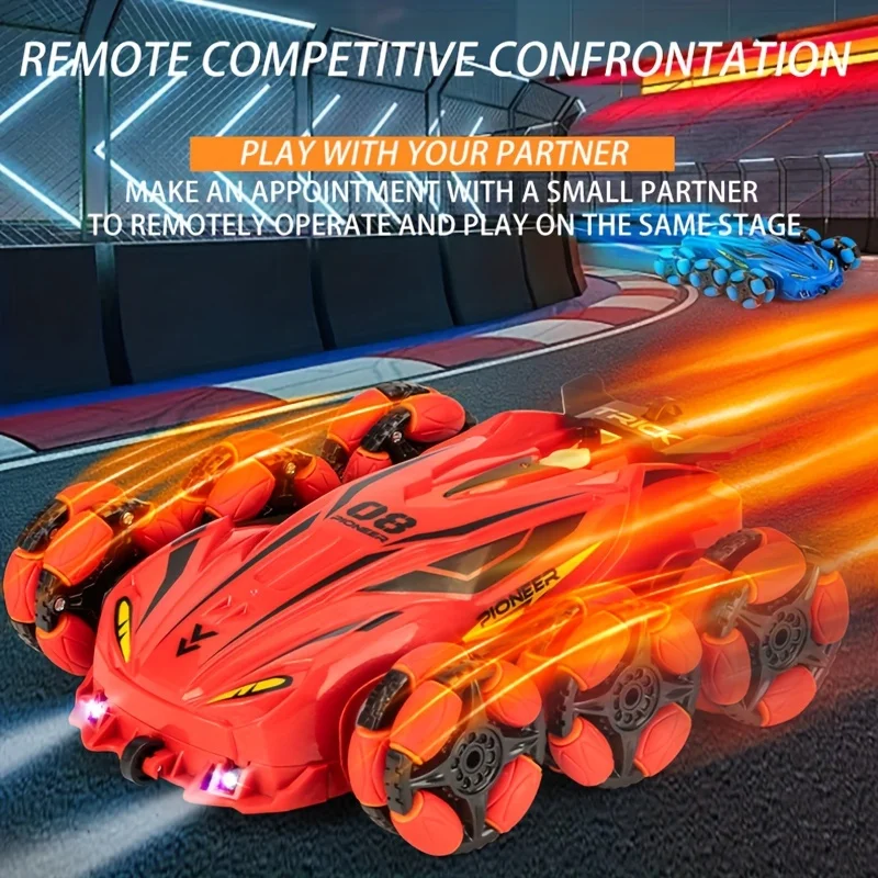 RC Stunt Car Bambini Double Sided Flip 2.4G Telecomando 360 Rotazione Deree Off Road Drift RC Auto Regali per Bambini Adulti Ragazzi