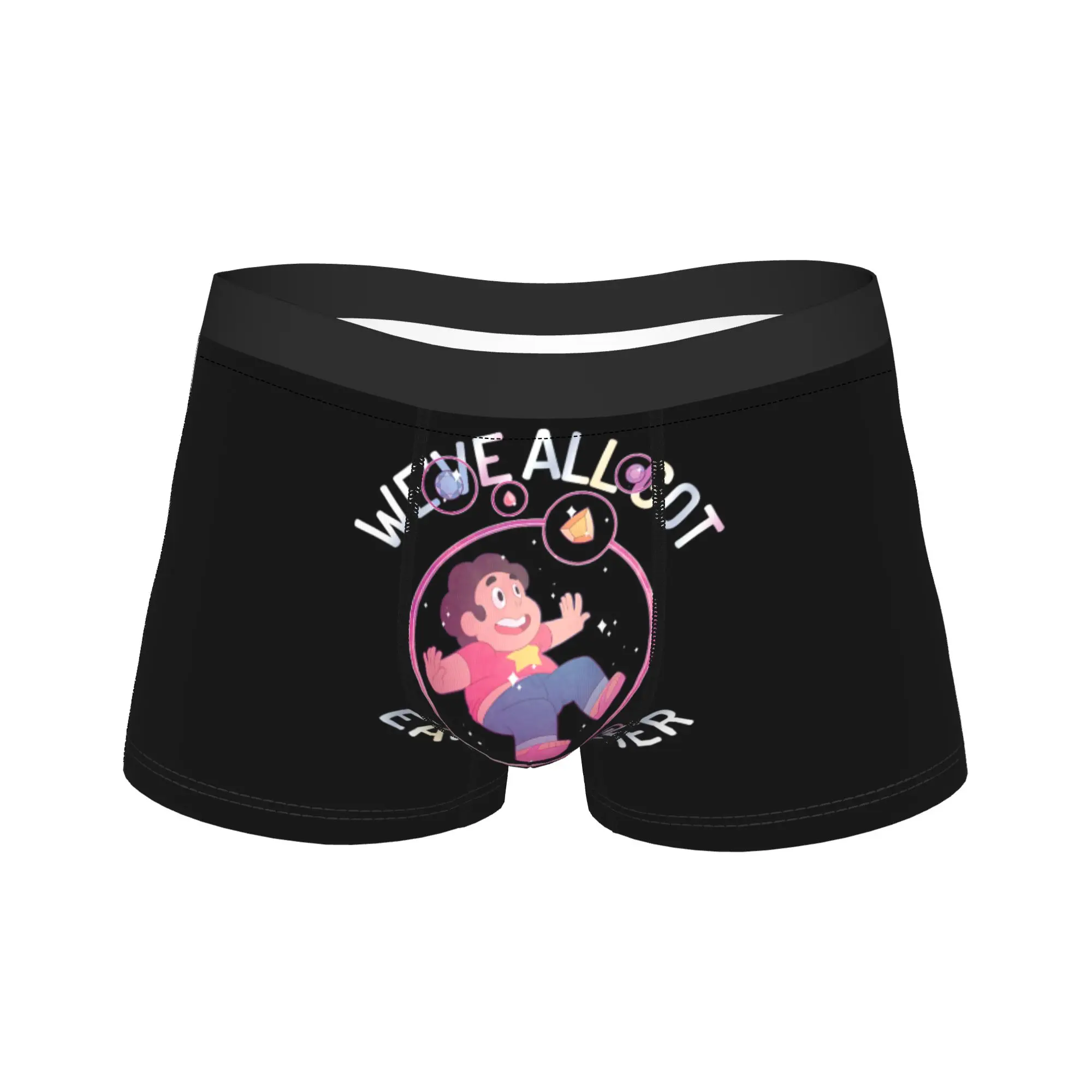 Man Steven Star Boxer Briefs Shorts Panties Polyester Underwear Steven Universe Male Fashion S-XXL Underpants