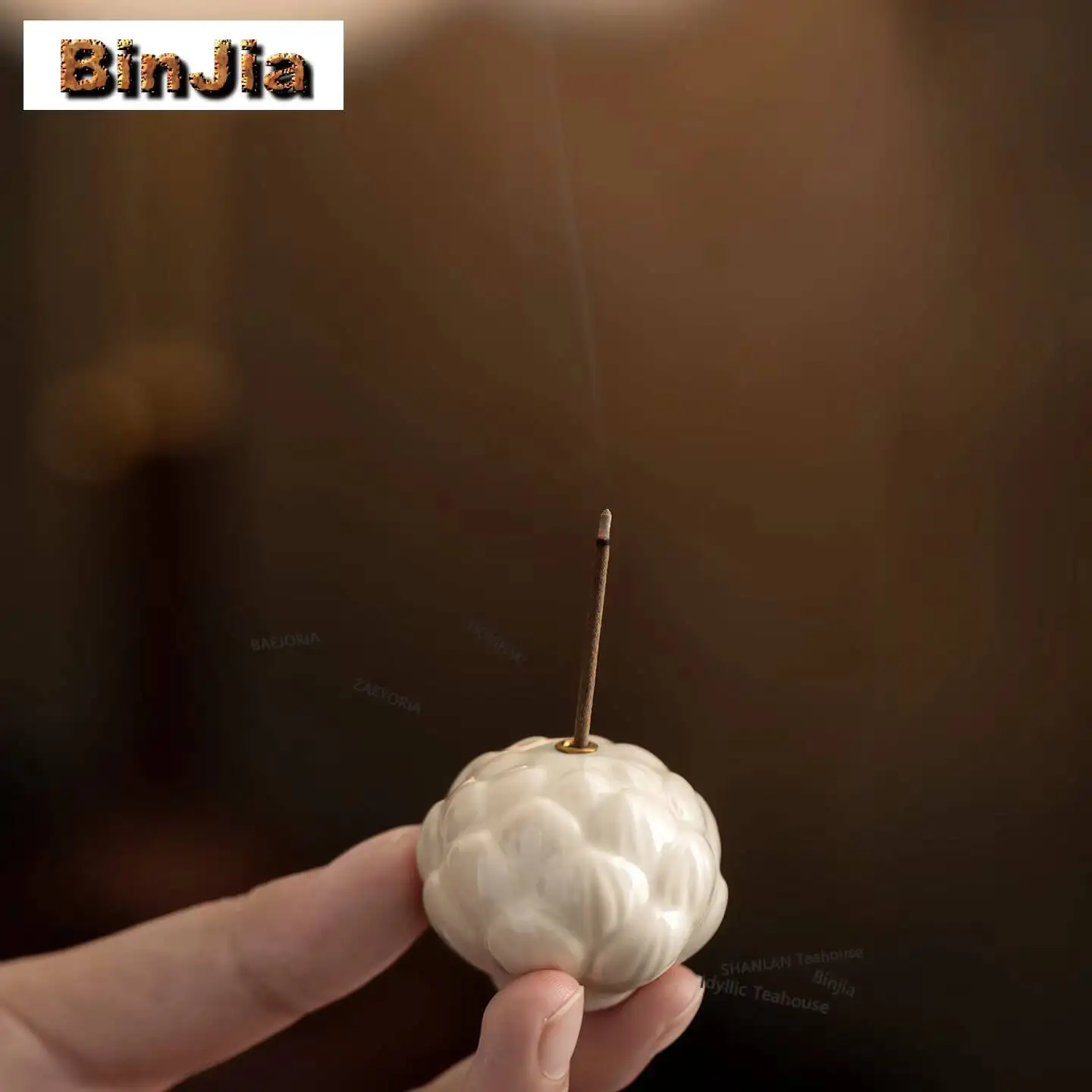 Bodhi Lotus Incense Holder Incense Smoke Waterfall Incense Burners Meditation Smell Distributor Censer Home Decoration Gifts