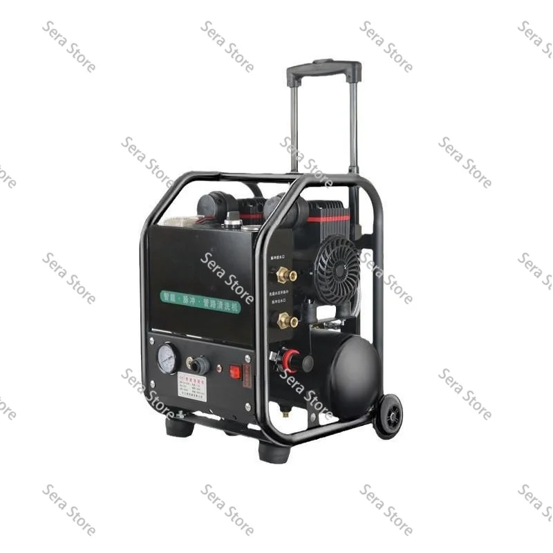 Intelligent pulse projectile radiator floor heating cleaning machine
