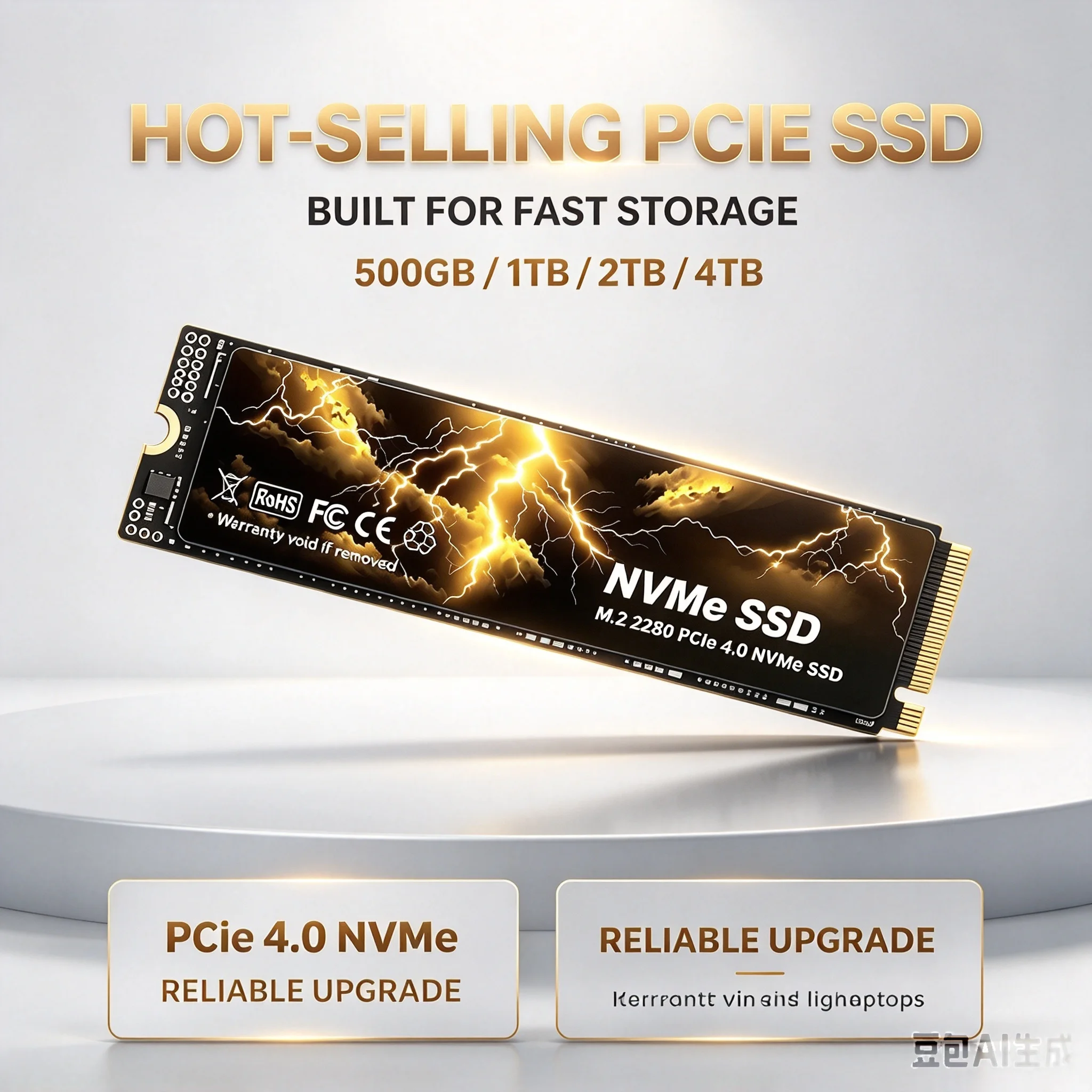 Internal M.2 2280 NVMe SSD 500GB 1TB 2TB PCIe 4.0x4 Solid State Drive Disk for Laptop Desktop PC Pro Max Unit Plus Edition