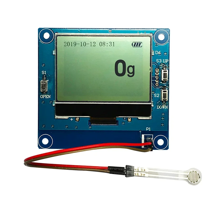 

Chengke Flexible Thin Film Pressure Sensor Detection Module MY2801 Piezoresistive AD Value Digital Display Curve