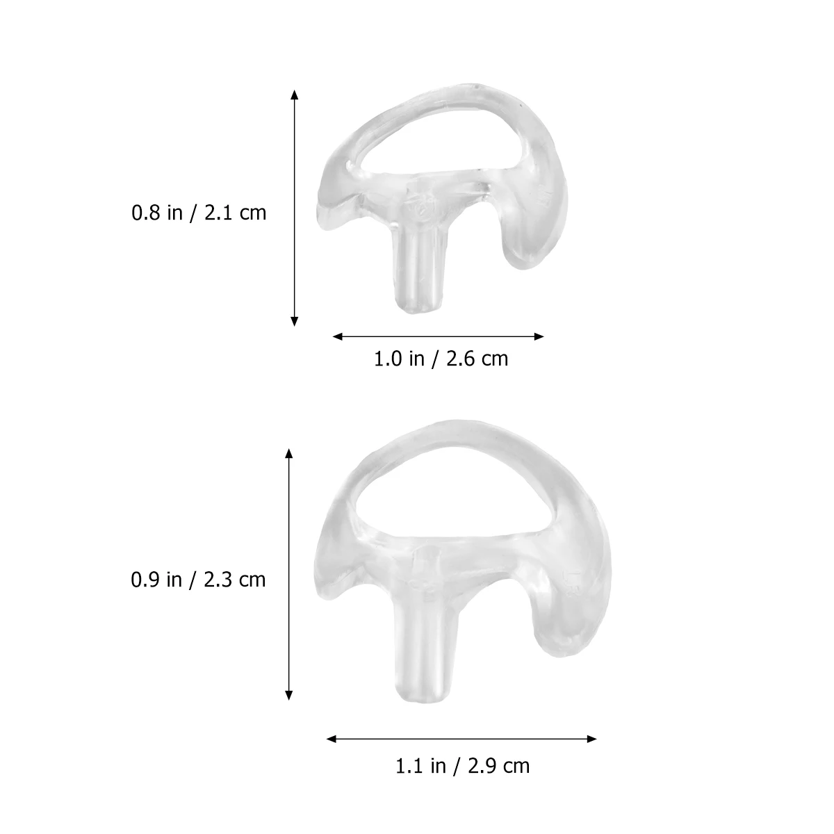 

2 Pairs Silicone Ear Plugs Soft Comfortable Noise Reduction Waterproof Swim Travel Protective Health Care