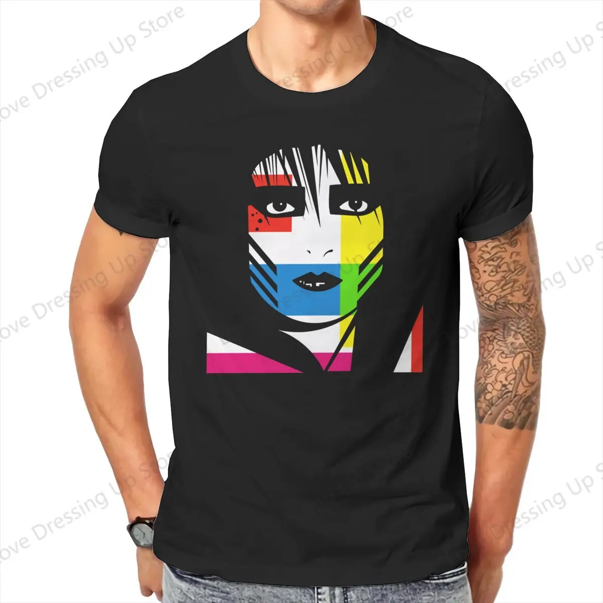 100% Cotton T-shirt  Men's t-shirt Siouxsie and the Banshees Summer Coolness Casual Short Sleeves S-6XL