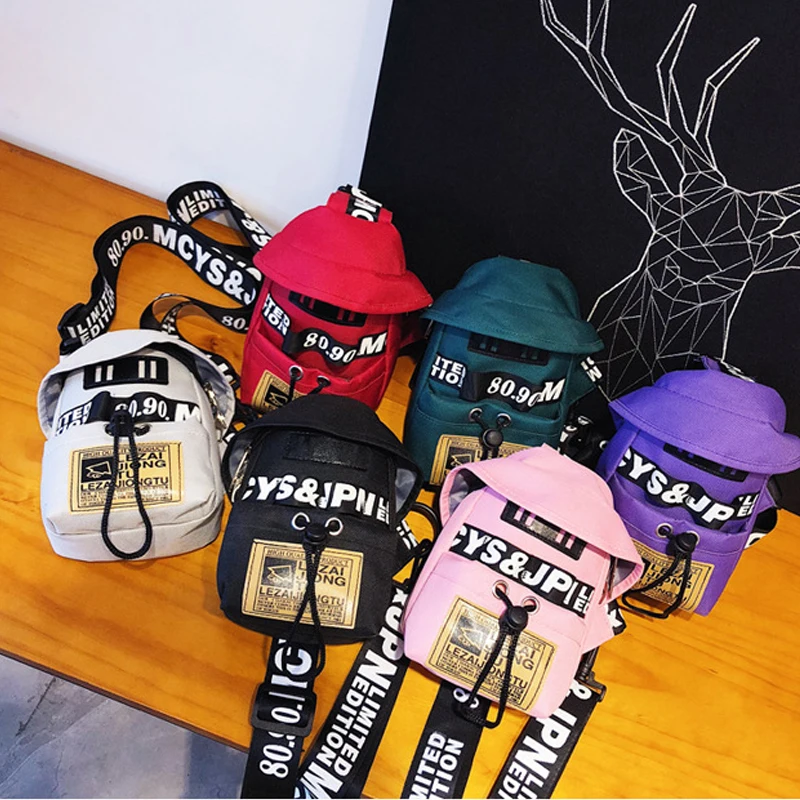 

1pNew Fashion Messenger Bag Trendy Street Letter Printed Shoulder Bags for Women Girls Outdoor Literary Chest Bag Friends Gifts