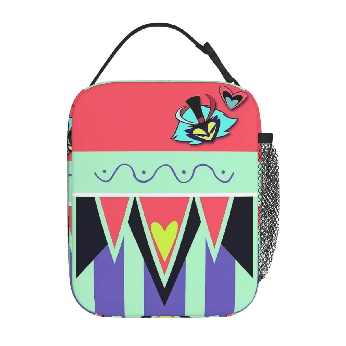 Helluva Fizzarolli Isolierte Lunchtasche, tragbarer Essensbehälter, Kühltasche, Lunchbox, Tragetasche, Arbeit, Picknick, Lebensmitteltasche