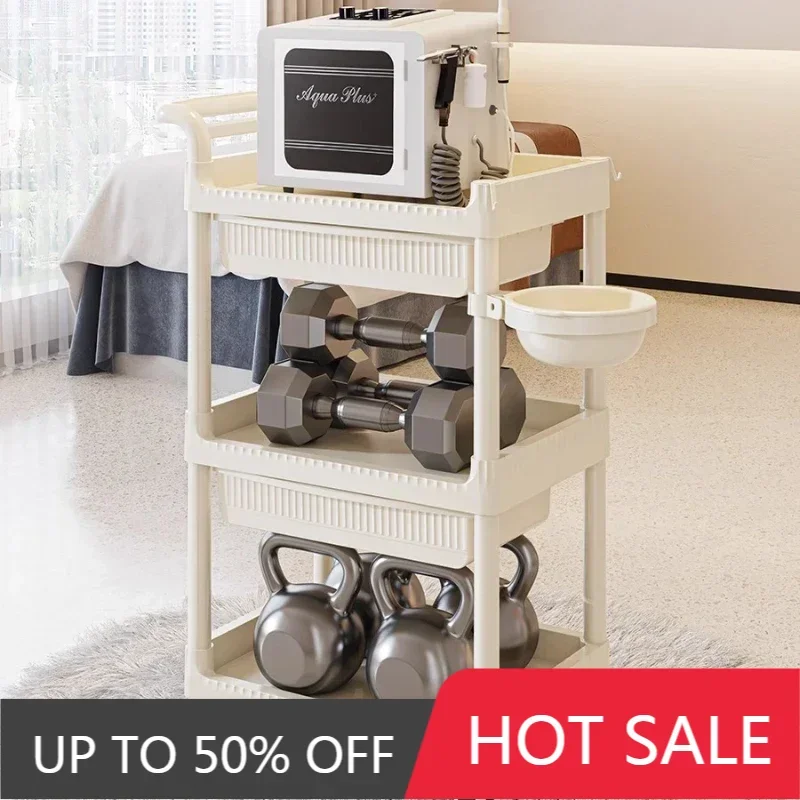 

Dental Tool Storage Cart Trolley Table Pedicure Rolling Professional Wheels Salon Hair Equipment Furniture Carrinho Multiuso