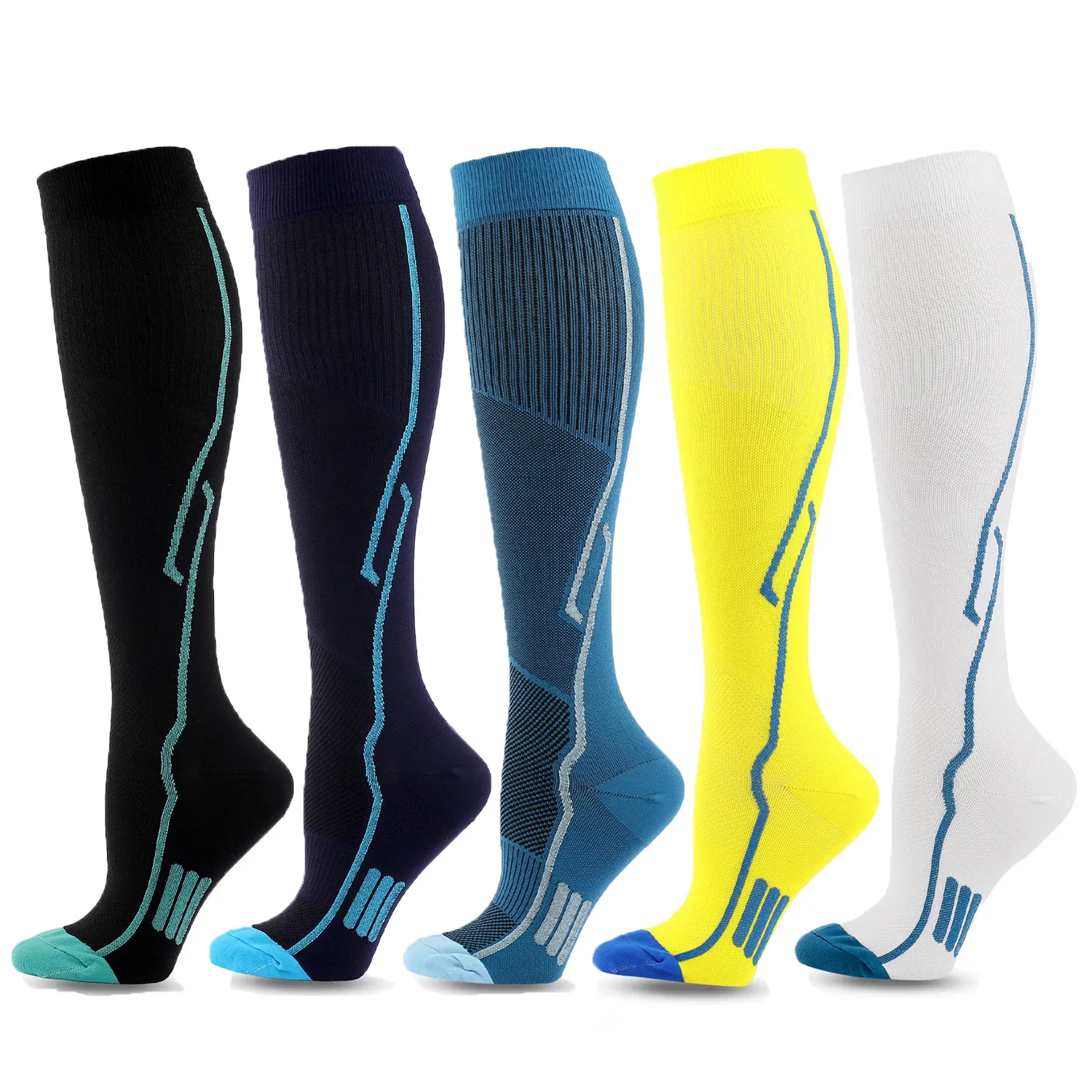 Compression Socks 20-30mm Suitable For Pregnant Varicose Vein Care Socks For Adult Men Women Beach Hiking Running Sports SocKs