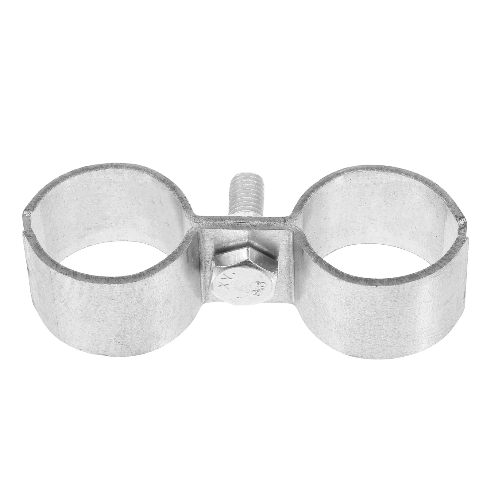 

Double Tube Buckle Clamps Galvanized Iron Double Pipe Connector Clips Fixing Shelf Port Boat RV Yacht Fence Tubes Link Fasteners