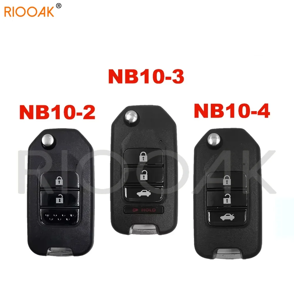 5pcs KEYDIY NB10 Multifunction Remote Car Key NB10-2 NB10-3 NB10-4 for KD900 KD-X2 KD MINI Key Programmer for Honda Car Key