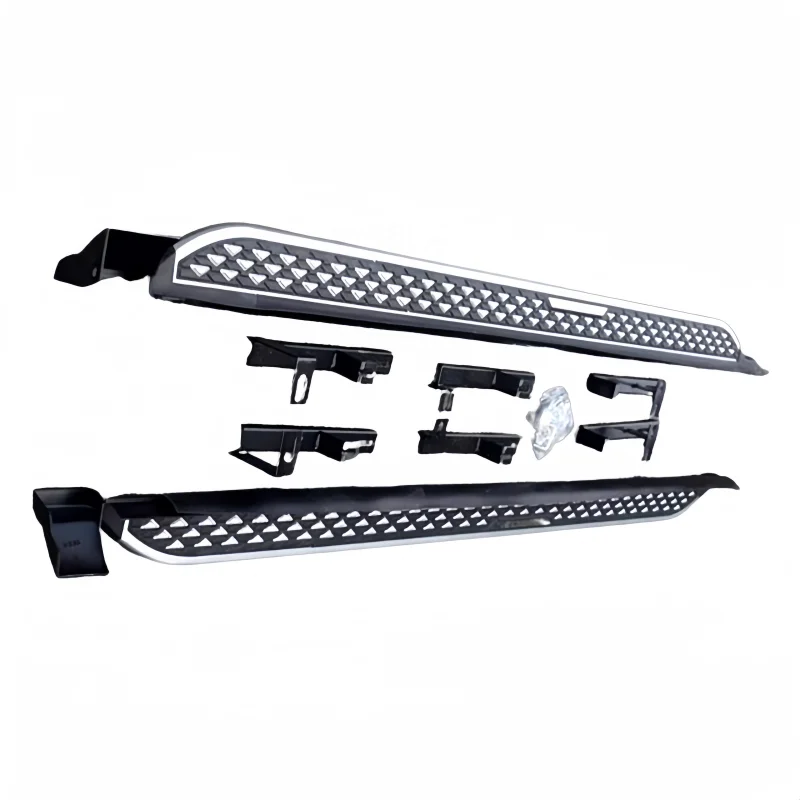Side Step Bar Set, Customized Telescopic Modification Body Kit, Iron‑Aluminium Alloy, Fit Haval Big Dog, OEM Service Av
