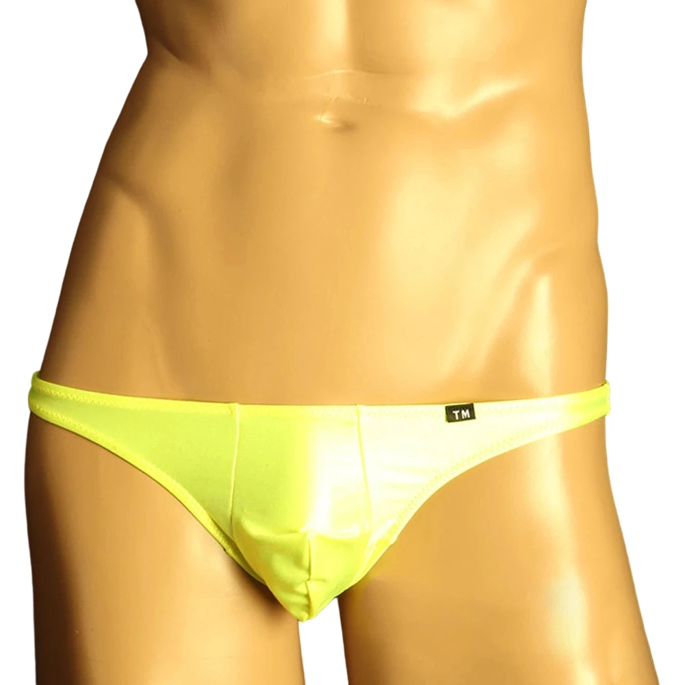 1pc Men Low Waist U-shaped Pouch G-string Underwear Sexy Stretchy Brief Erotic Pantie Breathable Comfortable Underpants