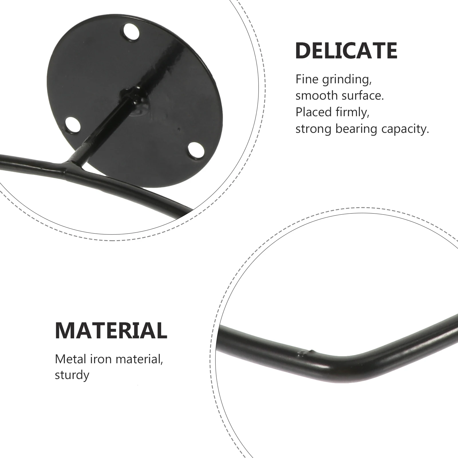 

Wall Mounted Storage Rack Black Metal Rack For Wall Holder for Display Fitness Garage Home ganizing Stand