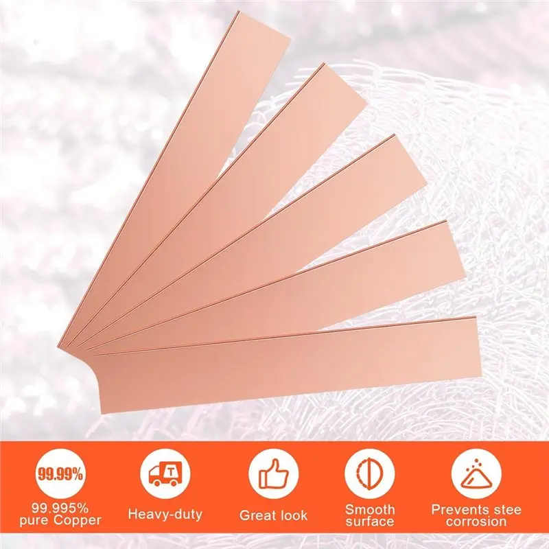 AT21-Copper For Plating Electrode Strip 1Mm X 25Mm X 150Mm- 20 Pack Pure Copper Anode Sheets For Plating And Electroplating