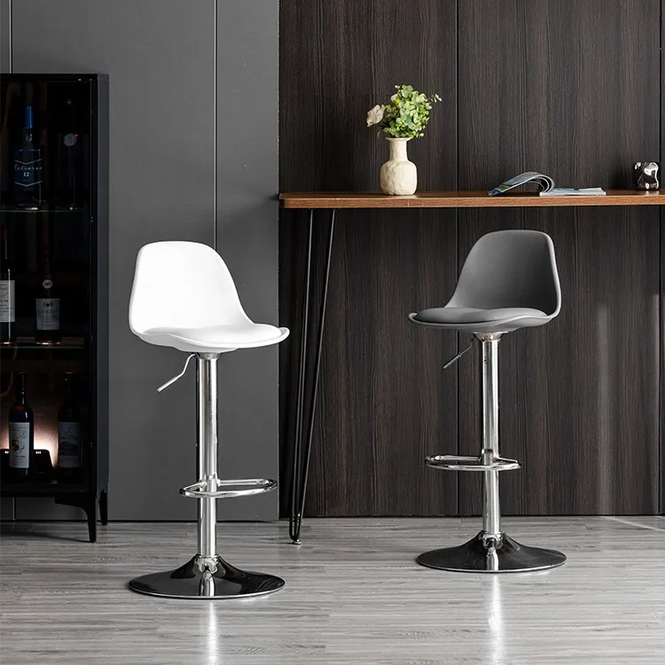 

Bar counter chair, household high stool, lift chair, modern and simple stool, front desk, cashier counter, bar chair, backrest,