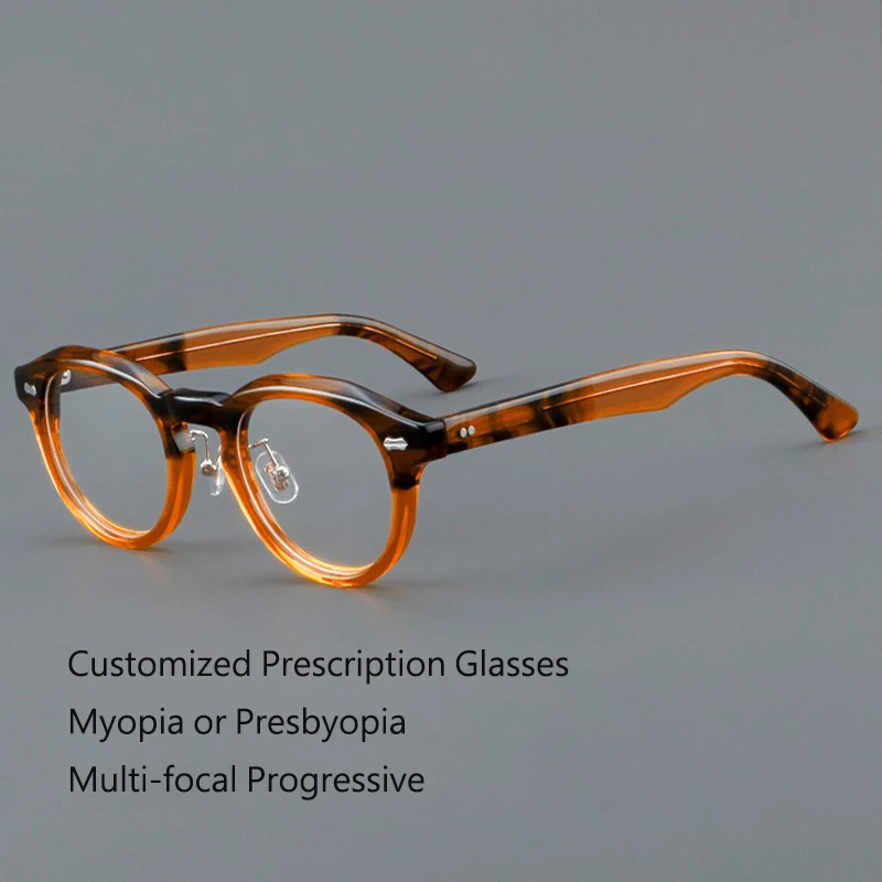 Customized Prescription Glasses Women Men Multi-Focal Progressive Photochromic Anti-Blue Light Myopia Hyperopia Lenses 5806