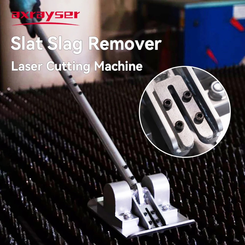 Manual Slat Slag Removal Tool for Laser Cutting Machine Bed, Handheld Non-Electric Slat Cleaner